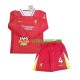 Camisola Júnior Liverpool Virgil 4 Principais Equipamento 2024-2025 Manga Comprida