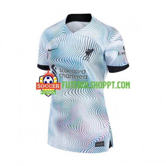 Camisola Mulher Liverpool Alternativa Equipamento 2022-2023 Manga Curta