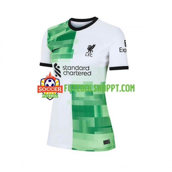 Camisola Mulher Liverpool Alternativa Equipamento 2023-2024 Manga Curta