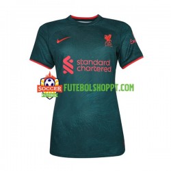 Camisola Mulher Liverpool Terceiro Equipamento 2022-2023 Manga Curta
