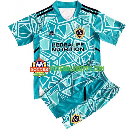 Camisola Júnior Los Angeles Galaxy Guarda-redes Principais Equipamento 2022-2023 Manga Curta