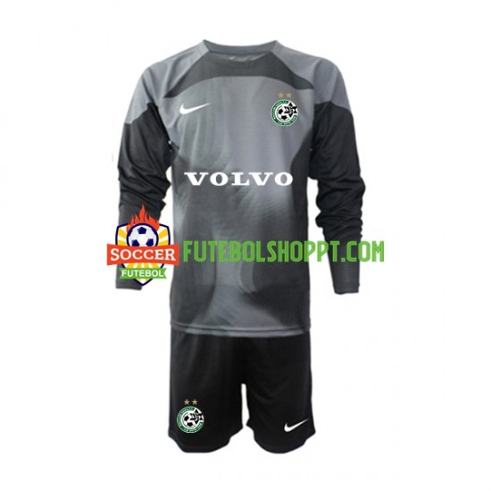 Camisola Júnior Maccabi Haifa Guarda-redes Principais Equipamento 2022-2023 Manga Comprida