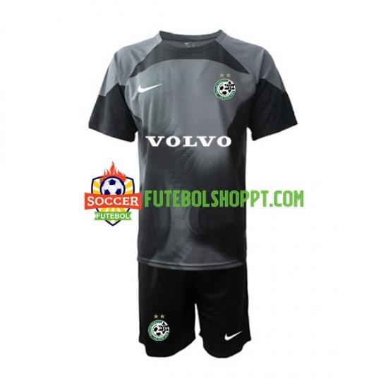 Camisola Júnior Maccabi Haifa Guarda-redes Principais Equipamento 2022-2023 Manga Curta