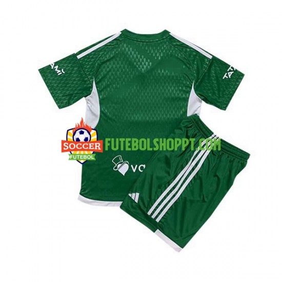 Camisola Júnior Maccabi Haifa Principais Equipamento 2023-2024 Manga Curta