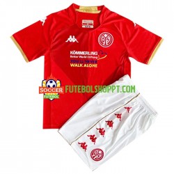 Camisola Júnior Mainz 05 Principais Equipamento 2022-2023 Manga Curta