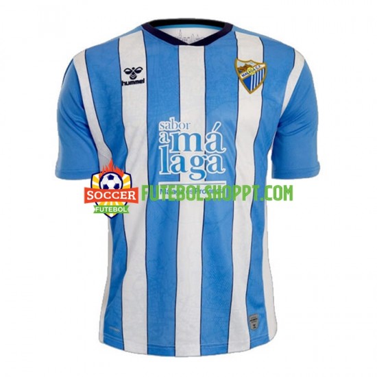 Camisola Homem Málaga CF Principais Equipamento 2022-2023 Manga Curta