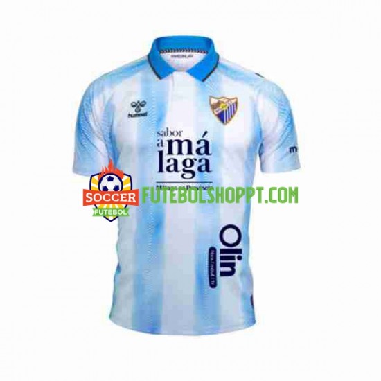 Camisola Homem Málaga CF Principais Equipamento 2023-2024 Manga Curta