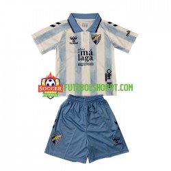 Camisola Júnior Málaga CF Principais Equipamento 2023-2024 Manga Curta