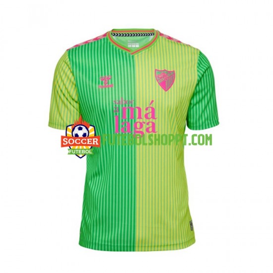 Camisola Homem Málaga CF Terceiro Equipamento 2023-2024 Manga Curta