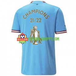 Camisola Homem Manchester City Champions Principais Equipamento 2022-2023 Manga Curta