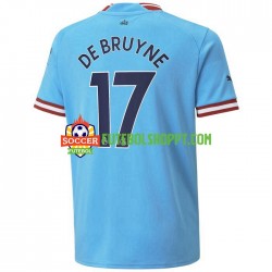 Camisola Homem Manchester City De Bruyne 17 Principais Equipamento 2022-2023 Manga Curta
