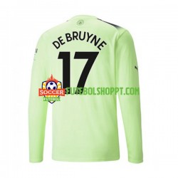 Camisola Homem Manchester City De Bruyne 17 Terceiro Equipamento 2022-2023 Manga Comprida