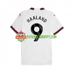 Camisola Homem Manchester City Erling Haaland 9 Alternativa Equipamento 2023-2024 Manga Curta