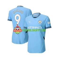 Camisola Homem Manchester City Erling Haaland 9 Principais Equipamento 2024-2025 Manga Curta