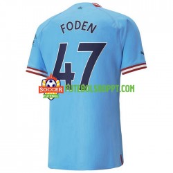 Camisola Homem Manchester City Foden 47 Principais Equipamento 2022-2023 Manga Curta