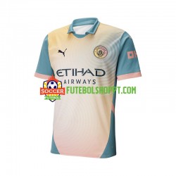 Camisola Homem Manchester City Quarto Equipamento 2024-2025 Manga Curta