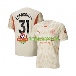 Camisola Homem Manchester City Ederson M 31 Guarda-redes Terceiro Equipamento 2024-2025 Manga Curta