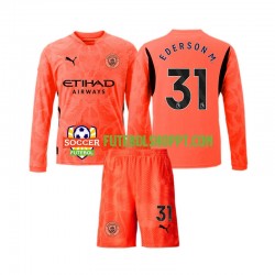Camisola Júnior Manchester City Ederson Moraes 31 Guarda-redes Alternativa Equipamento 2024-2025 Manga Comprida Camisola Júnior Manchester City Ederson Moraes 31 Guarda-redes Alternativa Equipamento 2024-2025 Manga Comprida