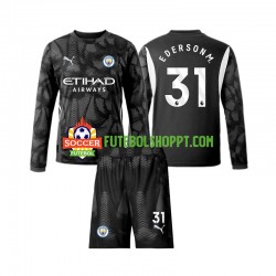 Camisola Júnior Manchester City Ederson Moraes 31 Guarda-redes Quarto Equipamento 2024-2025 Manga Comprida Camisola Júnior Manchester City Ederson Moraes 31 Guarda-redes Quarto Equipamento 2024-2025 Manga Comprida