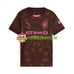 Camisola Homem Manchester City Guarda-redes Principais Equipamento 2024-2025 Manga Curta