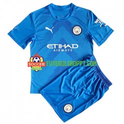 Camisola Júnior Manchester City Guarda-redes Alternativa Equipamento 2022-2023 Manga Curta
