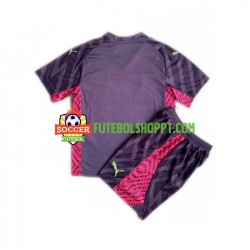 Camisola Júnior Manchester City Guarda-redes Alternativa Equipamento 2023-2024 Manga Curta