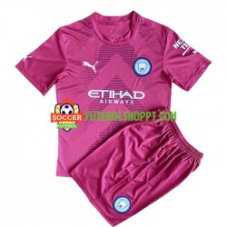 Camisola Júnior Manchester City Guarda-redes Principais Equipamento 2022-2023 Manga Curta