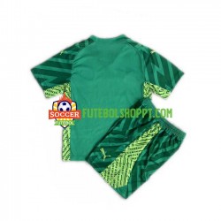 Camisola Júnior Manchester City Guarda-redes Principais Equipamento 2023-2024 Manga Curta