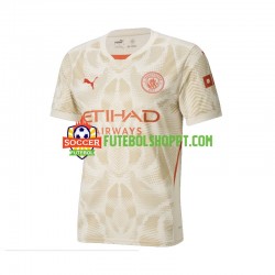 Camisola Homem Manchester City Guarda-redes Terceiro Equipamento 2024-2025 Manga Curta