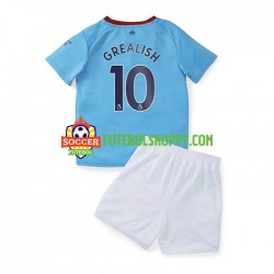 Camisola Júnior Manchester City Grealish 10 Principais Equipamento 2022-2023 Manga Curta