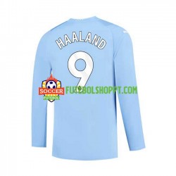 Camisola Homem Manchester City Haaland 9 Principais Equipamento 2023-2024 Manga Comprida
