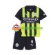 Camisola Júnior Manchester City Haaland 9 Alternativa Equipamento 2024-2025 Manga Curta