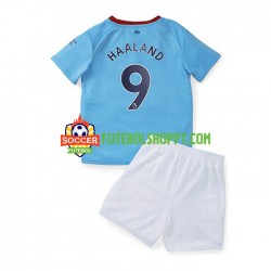 Camisola Júnior Manchester City Haaland 9 Principais Equipamento 2022-2023 Manga Curta