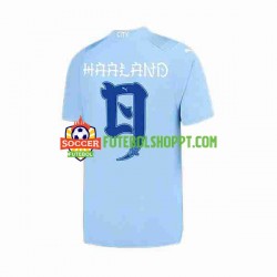 Camisola Homem Manchester City Haaland 9 Special Printing Principais Equipamento 2023-2024 Manga Curta