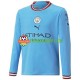 Camisola Homem Manchester City Principais Equipamento 2022-2023 Manga Comprida