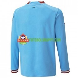 Camisola Homem Manchester City Principais Equipamento 2022-2023 Manga Comprida