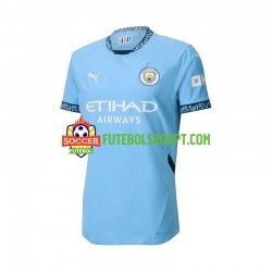 Camisola Homem Manchester City Principais Equipamento 2024-2025 Manga Curta