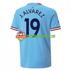 Camisola Homem Manchester City J. ALVAREZ 19 Principais Equipamento 2022-2023 Manga Curta