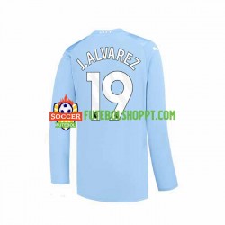 Camisola Homem Manchester City J. ALVAREZ 19 Principais Equipamento 2023-2024 Manga Comprida