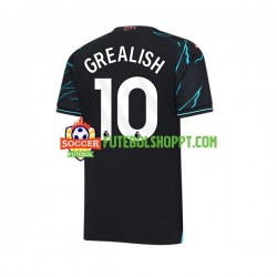 Camisola Homem Manchester City Jack Grealish 10 Terceiro Equipamento 2023-2024 Manga Curta