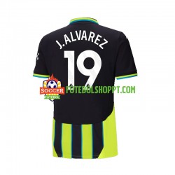Camisola Homem Manchester City Julian Alvarez 19 Alternativa Equipamento 2024-2025 Manga Curta