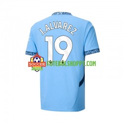 Camisola Homem Manchester City Julian Alvarez 19 Principais Equipamento 2024-2025 Manga Curta