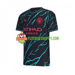 Camisola Homem Manchester City Kevin De Bruyne 17 Terceiro Equipamento 2023-2024 Manga Curta