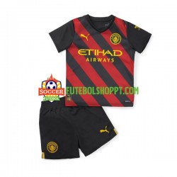 Camisola Júnior Manchester City Alternativa Equipamento 2022-2023 Manga Curta
