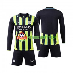 Camisola Júnior Manchester City Alternativa Equipamento 2024-2025 Manga Comprida