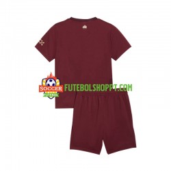 Camisola Júnior Manchester City Terceiro Equipamento 2024-2025 Manga Curta