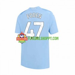 Camisola Homem Manchester City Phil Foden 47 Principais Equipamento 2023-2024 Manga Curta