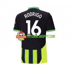 Camisola Homem Manchester City RODRIGO 16 Alternativa Equipamento 2024-2025 Manga Curta