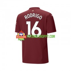 Camisola Homem Manchester City RODRIGO 16 Terceiro Equipamento 2024-2025 Manga Curta