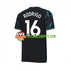 Camisola Homem Manchester City Rodri Hernandez 16 Terceiro Equipamento 2023-2024 Manga Curta